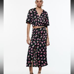 Zara matching set. Top - s, Skirt - xs